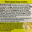 Biscuits Mini Lemon Crisp de Buc-ee's