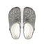 Minimalist Cat Line Art EVA Clogs – Grey Slip-Ons