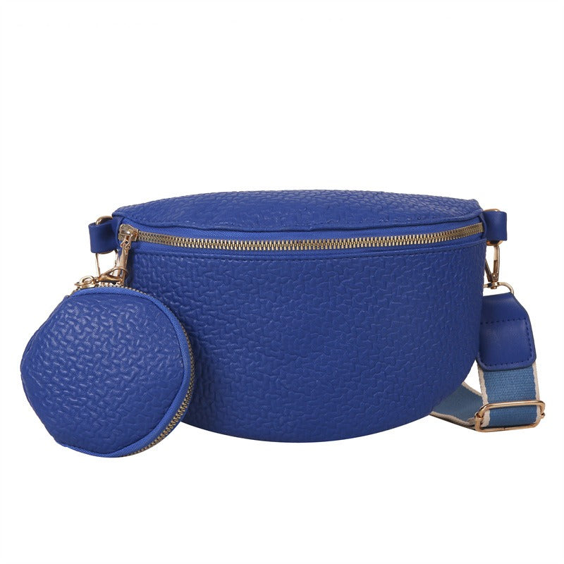 Minimalist chest bag for women's crossbody single shoulder diagonal cross waist bag - Korvel
