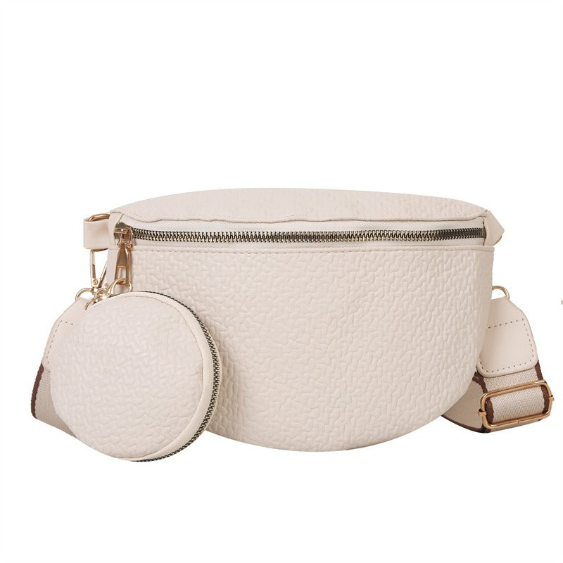Minimalist chest bag for women's crossbody single shoulder diagonal cross waist bag - Korvel
