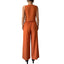 Minimally Sleeveless T-shirt Wide Leg Pants Set
