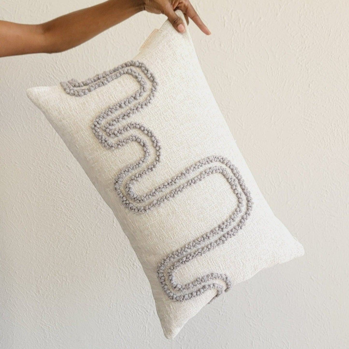 Coussin lombaire Mirage Olive & Gray