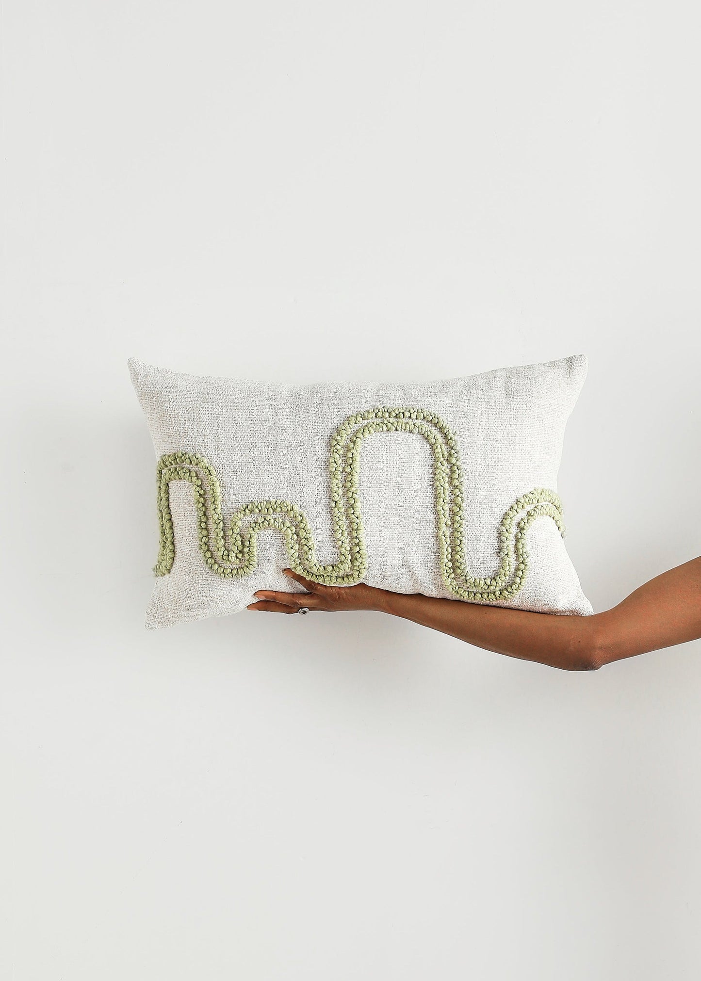 Coussin lombaire Mirage Olive & Gray