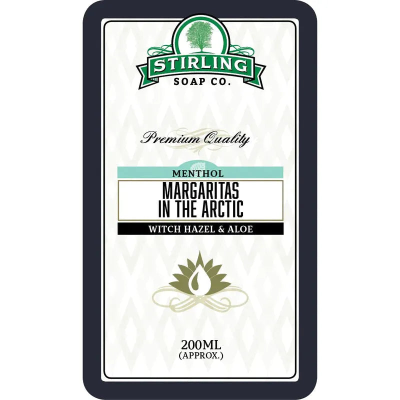 Stirling Soap Co. Margaritas dans l'Arctique Après-rasage 200 ml
