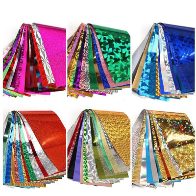 Kit de Pegatinas de Foil para Arte de Uñas Mix para Diseños Creativos