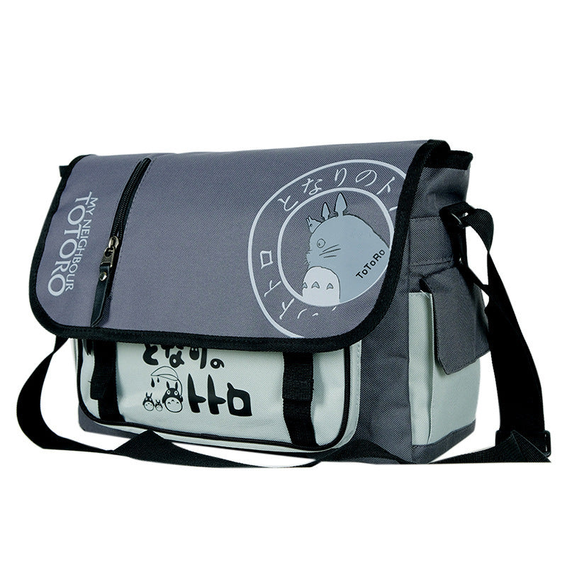 Miyazaki Hayao Totoro shoulder bag, Totoro student backpack, shoulder bag, anime merchandise - Korvel