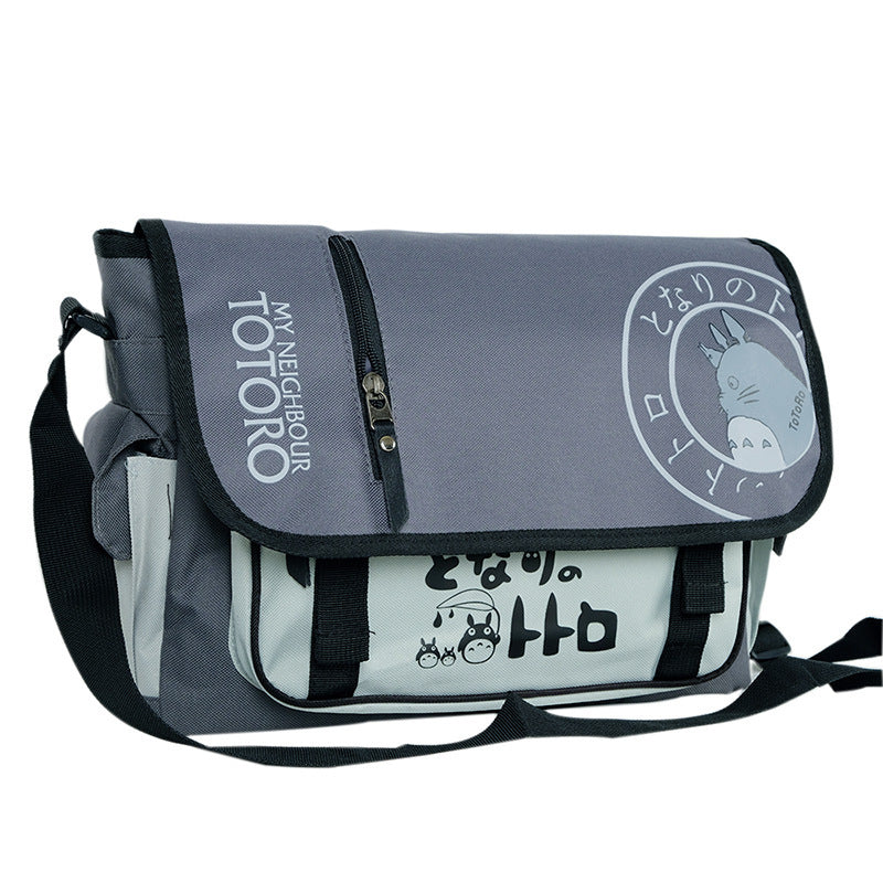 Miyazaki Hayao Totoro shoulder bag, Totoro student backpack, shoulder bag, anime merchandise - Korvel