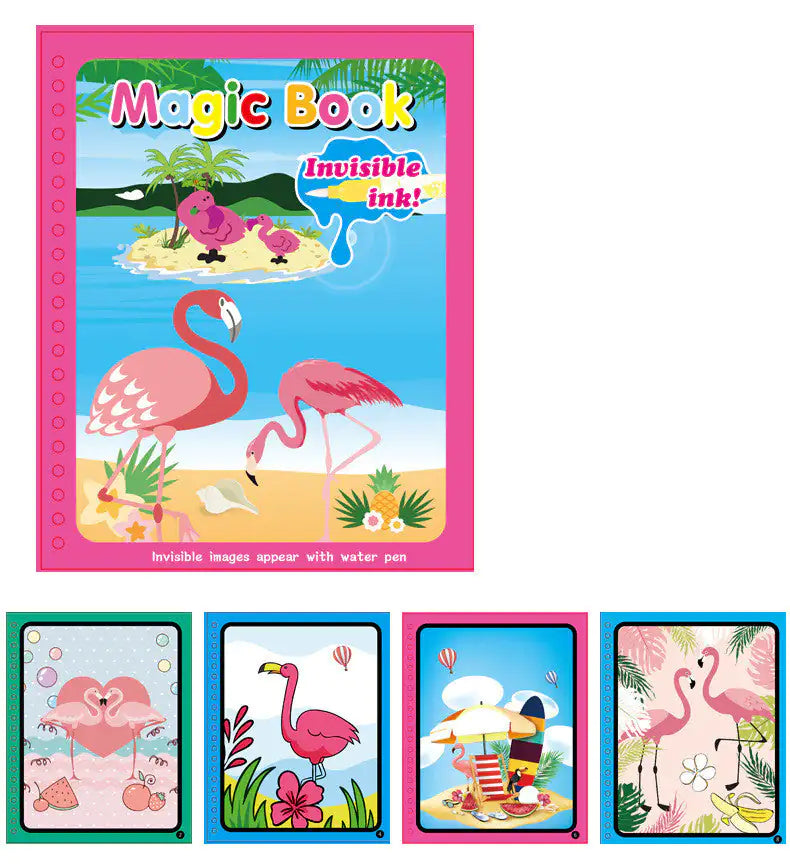 Libro de Pintura Mágica con Agua para Niños