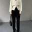 Fashion V-neck Sweater Coat for Women - Stylish Short and Long Sleeves