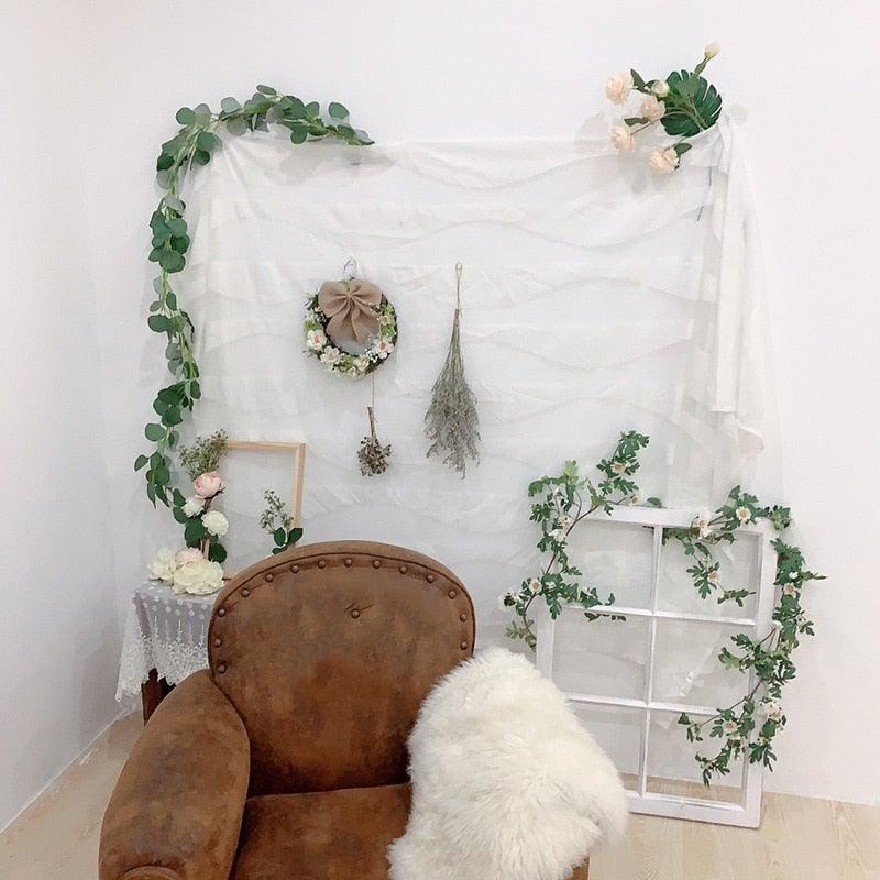 Modern Eucalyptus Leaves Garland for Elegant Decor