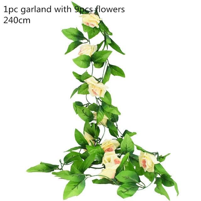 Modern Eucalyptus Leaves Garland for Elegant Decor