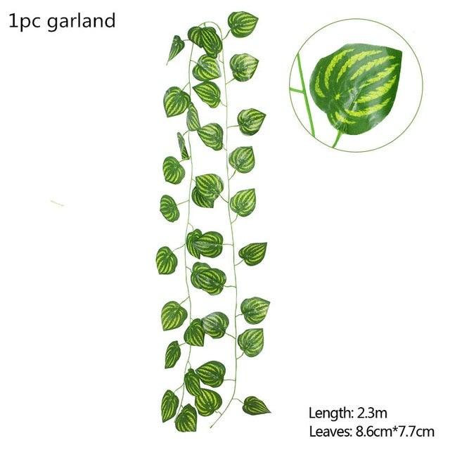 Modern Eucalyptus Leaves Garland for Elegant Decor