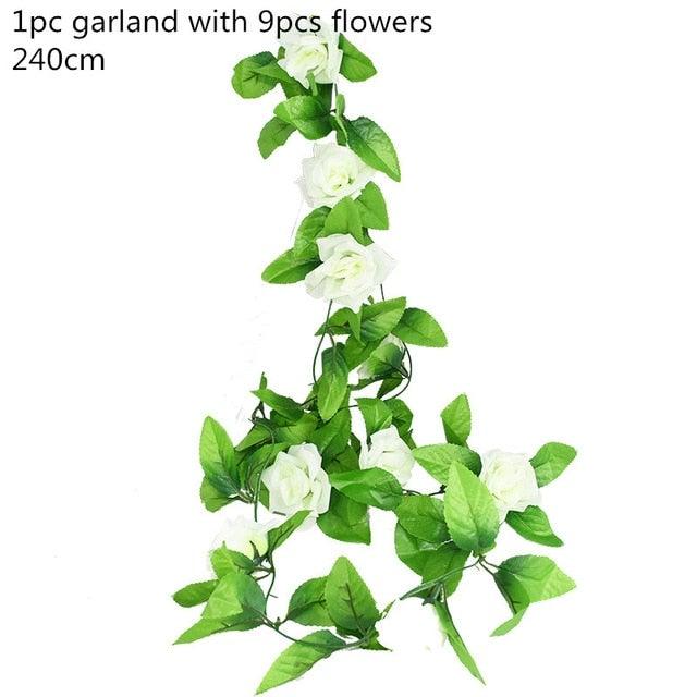 Modern Eucalyptus Leaves Garland for Elegant Decor