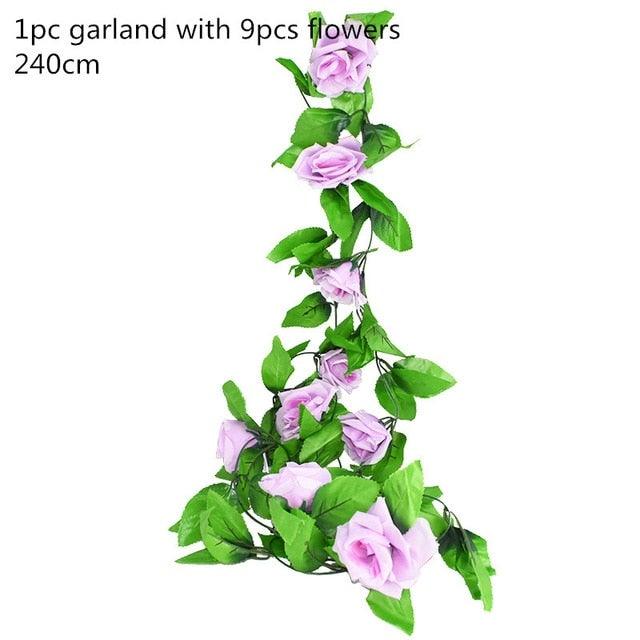 Modern Eucalyptus Leaves Garland for Elegant Decor