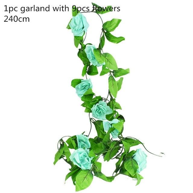 Modern Eucalyptus Leaves Garland for Elegant Decor