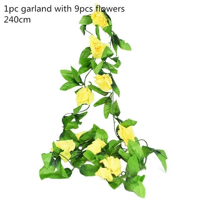 Modern Eucalyptus Leaves Garland for Elegant Decor