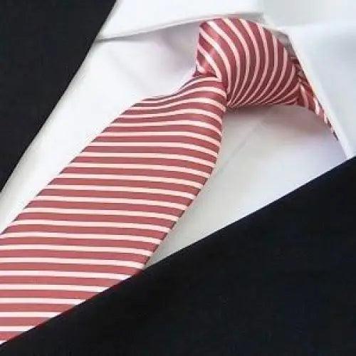 Corbata delgada moderna en blanco y negro para hombres