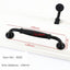 Modern Solid Aluminum Cabinet Handles - Elegant Black Design