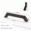 Modern Solid Aluminum Cabinet Handles - Elegant Black Design