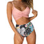 Modern Floral High Waist Bikini Set for Women
