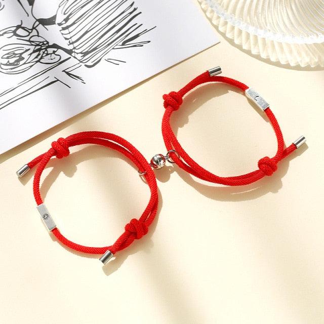 Modern Sun Moon Charm Bracelets for Couples