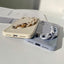 Chic Sparkle Strap Luxury Phone Case for iPhone - Modern Solid Design - Korvel