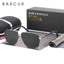 BARCUR Modern Retro Square Sunglasses - Polarized UV400
