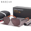BARCUR Modern Retro Square Sunglasses - Polarized UV400