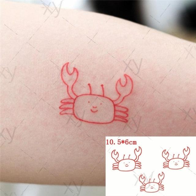 Elegant Waterproof Temporary Tattoos - Sun, Moon & Heart Designs
