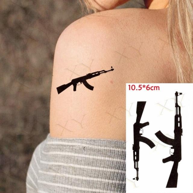 Elegant Waterproof Temporary Tattoos - Sun, Moon & Heart Designs