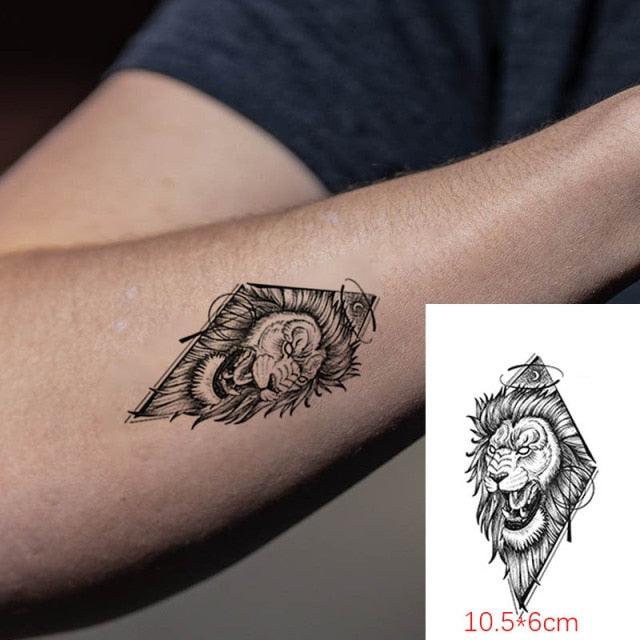 Elegant Waterproof Temporary Tattoos - Sun, Moon & Heart Designs