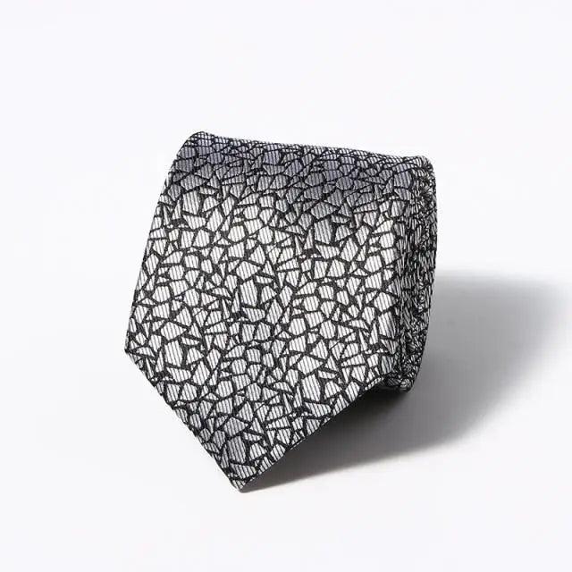 Modern Black and Brown Stripe Neckties for Men