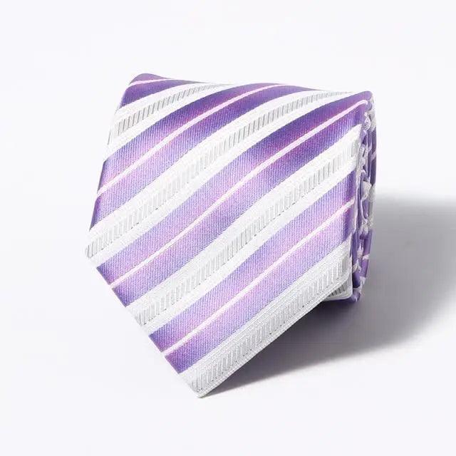 Modern Black and Brown Stripe Neckties for Men