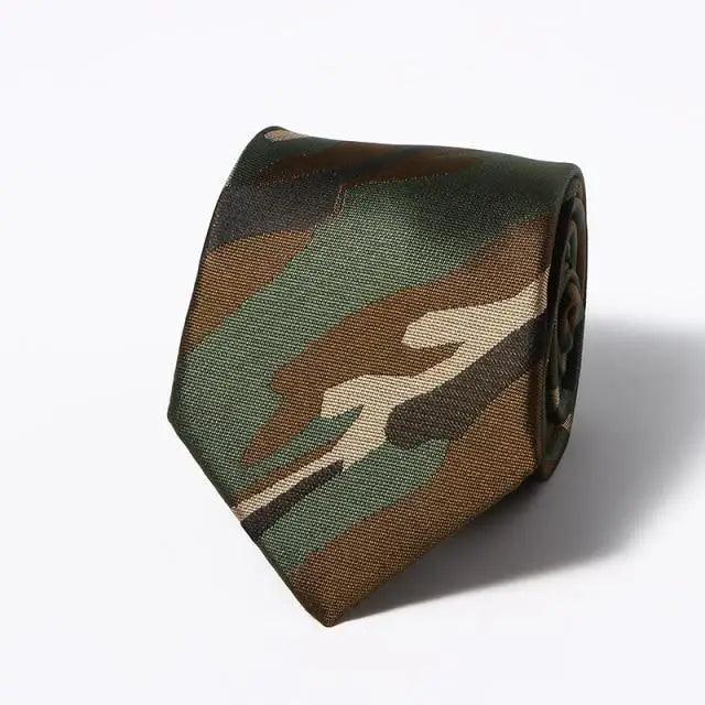 Modern Black and Brown Stripe Neckties for Men