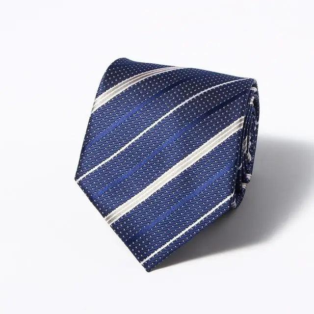 Modern Black and Brown Stripe Neckties for Men