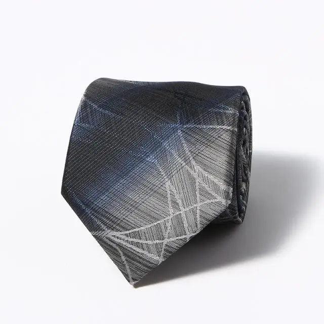 Modern Black and Brown Stripe Neckties for Men