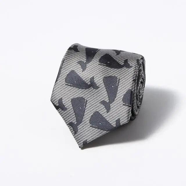 Modern Black and Brown Stripe Neckties for Men