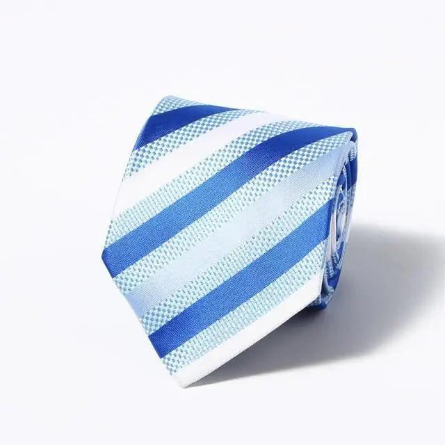 Modern Black and Brown Stripe Neckties for Men