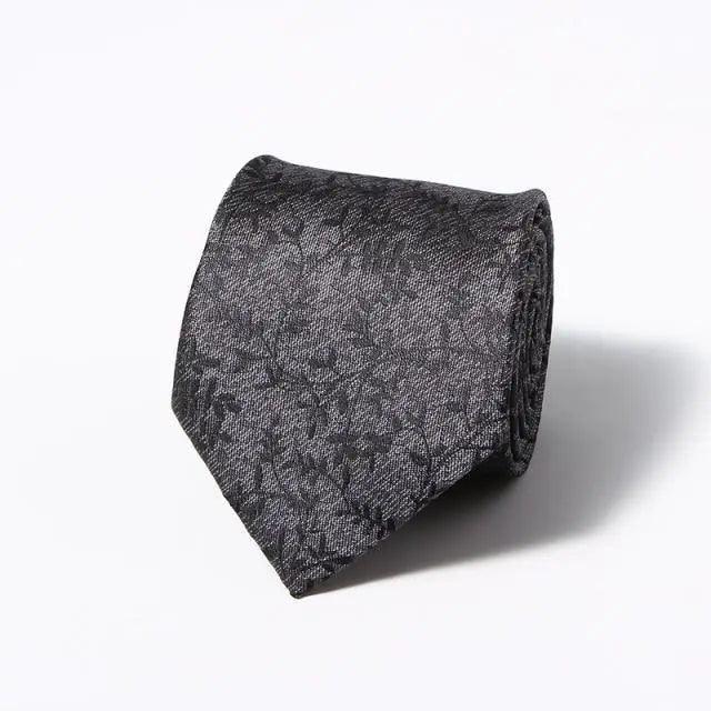 Modern Black and Brown Stripe Neckties for Men