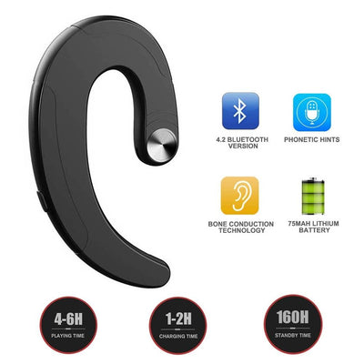 STEVVEX Wireless Bluetooth In-Ear Headphones with Microphone