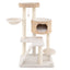 Modern Cat Tree with Cattail Fluff Condo & Top Perch