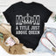 T-shirt Maman Un Titre Juste Au-dessus de la Reine