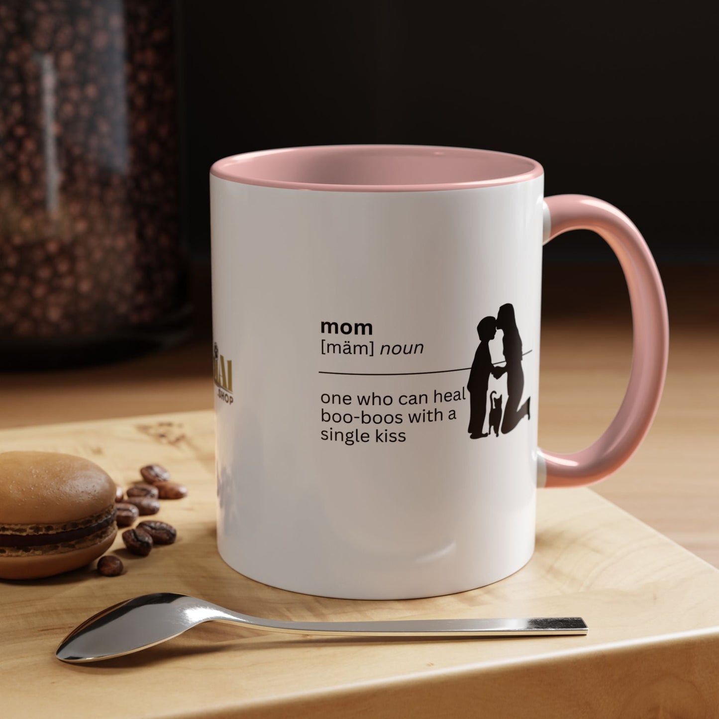 Taza de café Mom Boo Boo Healer - Regalo reflexivo para mamá