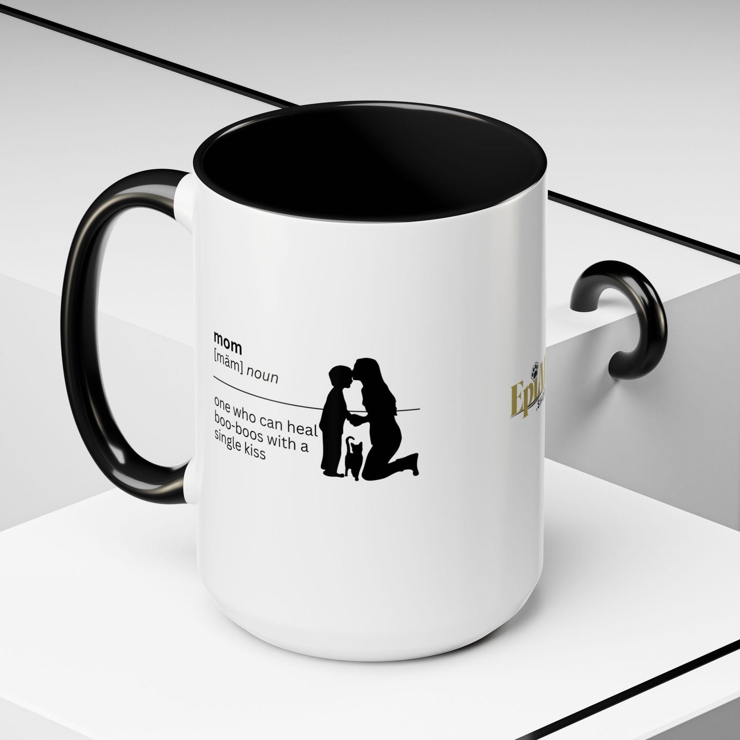 Taza de café Mom Boo Boo Healer - Regalo reflexivo para mamá