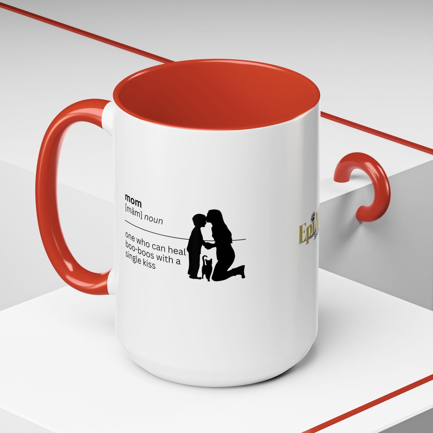 Taza de café Mom Boo Boo Healer - Regalo reflexivo para mamá