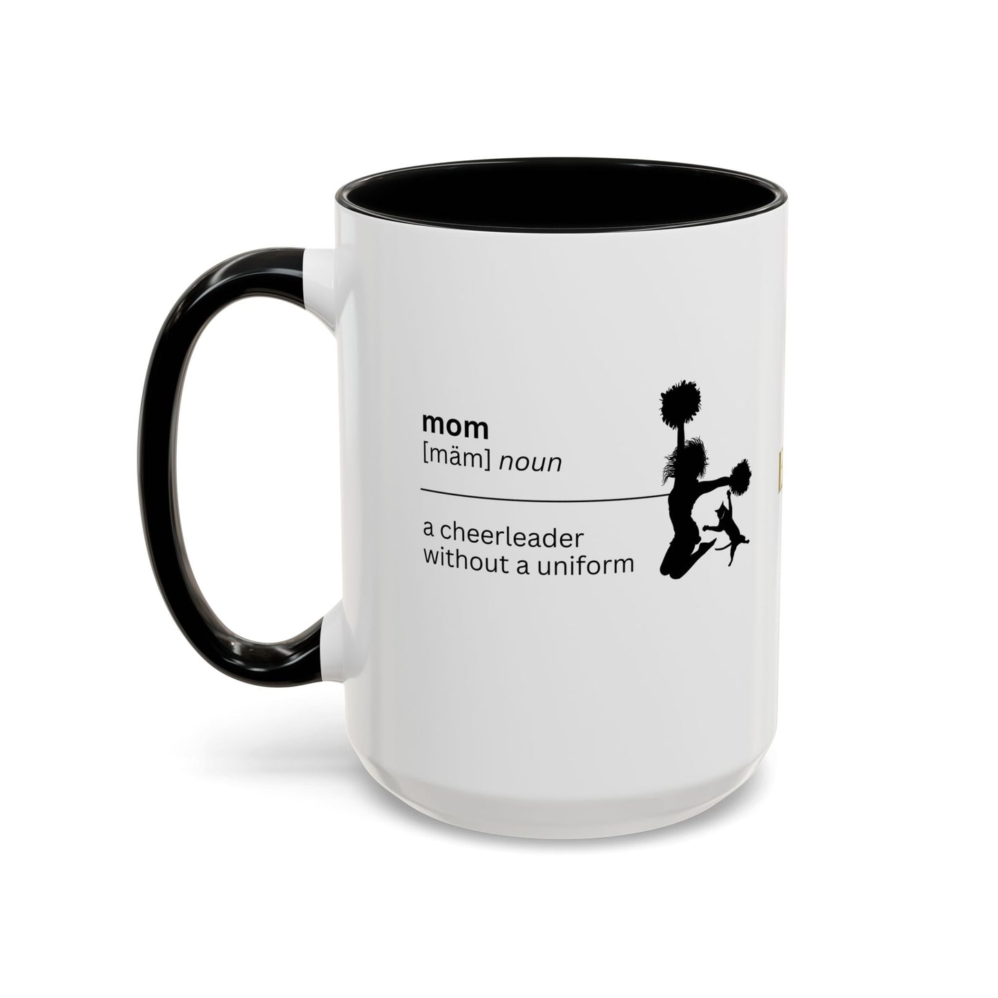 Mom Cheerleader Accent Coffee Mug - Thoughtful Gift for Moms