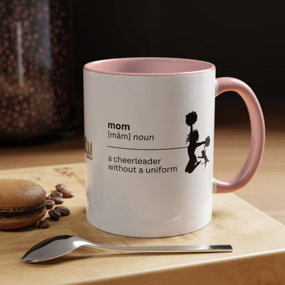 Taza de café con acento de mamá animadora - Regalo reflexivo para mamás