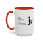 Mom Cheerleader Accent Coffee Mug - Thoughtful Gift for Moms