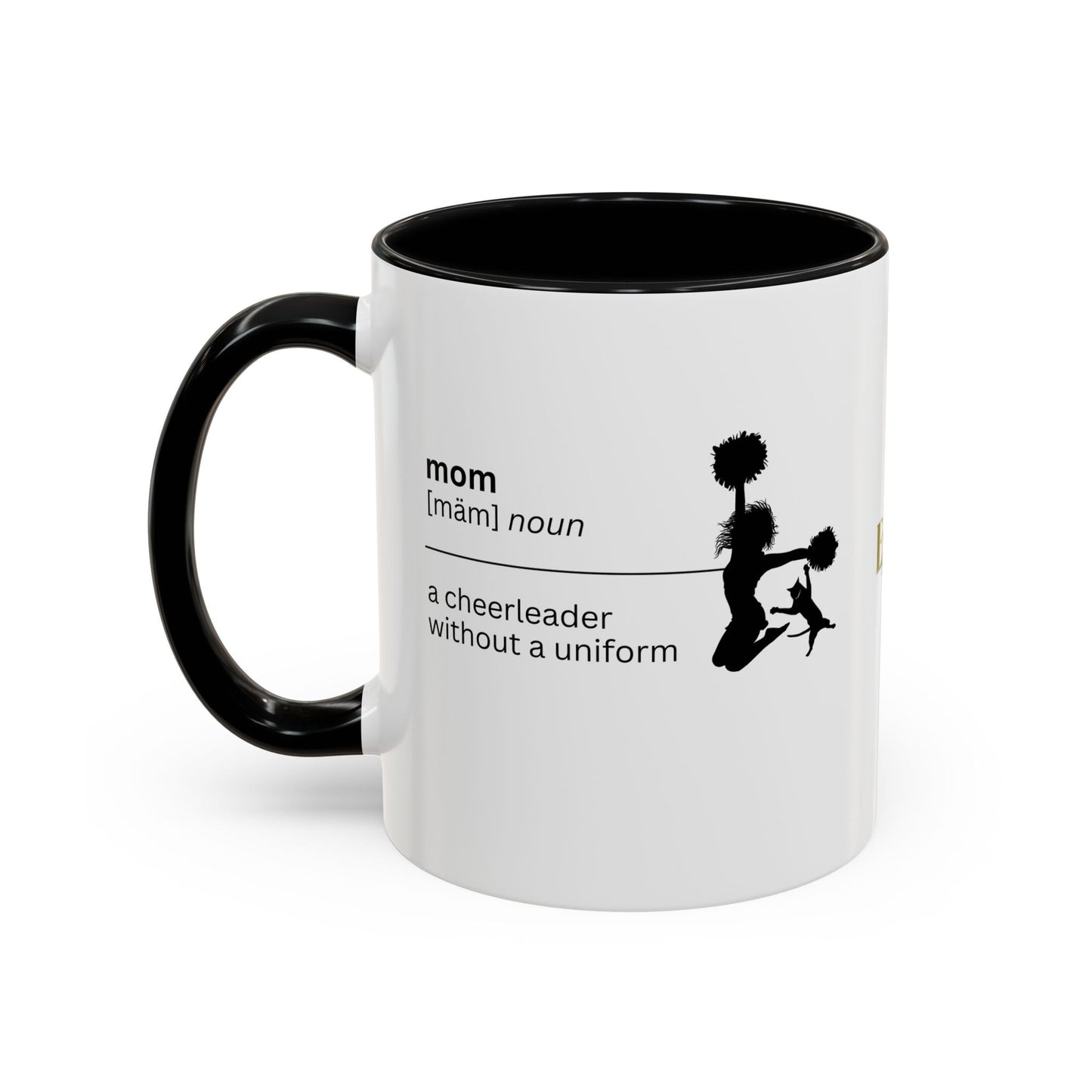 Mom Cheerleader Accent Coffee Mug - Thoughtful Gift for Moms