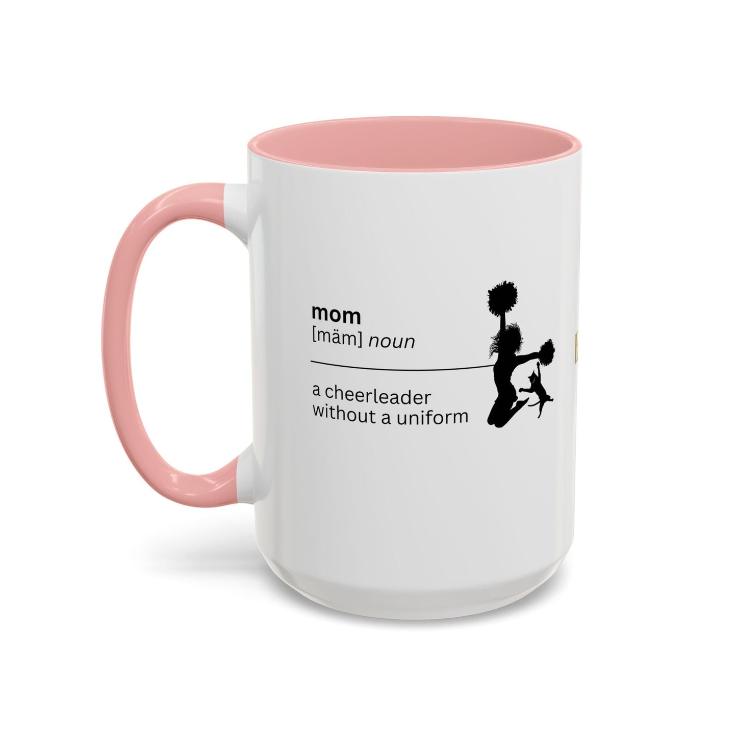 Mom Cheerleader Accent Coffee Mug - Thoughtful Gift for Moms